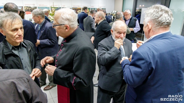 Fot. Robert Stachnik [Radio Szczecin] Działacze opozycji antykomunistycznej spotkali się na opłatku [DUŻO ZDJĘĆ]