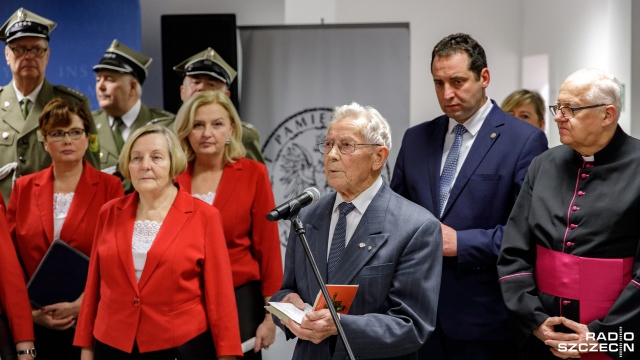 Fot. Robert Stachnik [Radio Szczecin] Działacze opozycji antykomunistycznej spotkali się na opłatku [DUŻO ZDJĘĆ]