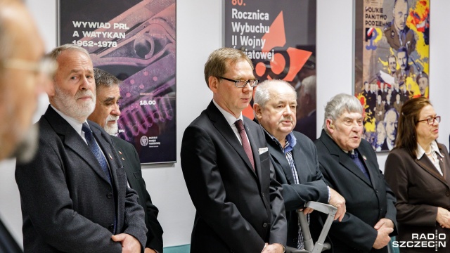 Fot. Robert Stachnik [Radio Szczecin] Działacze opozycji antykomunistycznej spotkali się na opłatku [DUŻO ZDJĘĆ]