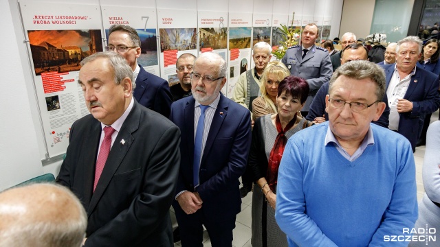 Fot. Robert Stachnik [Radio Szczecin] Działacze opozycji antykomunistycznej spotkali się na opłatku [DUŻO ZDJĘĆ]