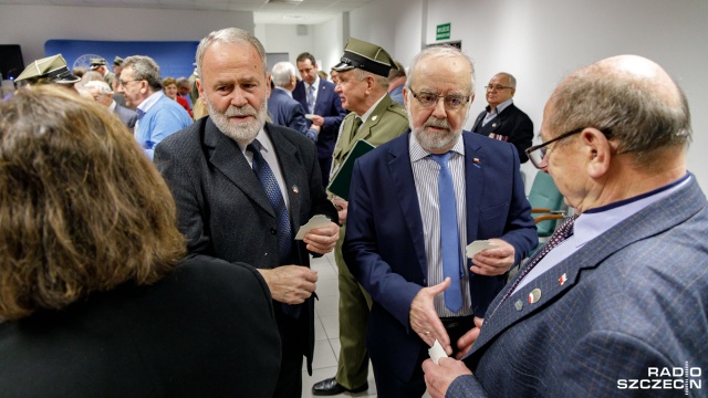 Fot. Robert Stachnik [Radio Szczecin] Działacze opozycji antykomunistycznej spotkali się na opłatku [DUŻO ZDJĘĆ]