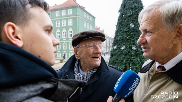 Fot. Robert Stachnik [Radio Szczecin] Były szkoleniowiec Pogoni Szczecin świętuje 100. urodziny [ZDJĘCIA]