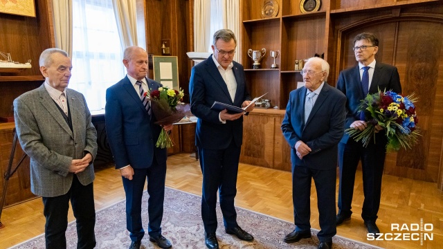 Fot. Robert Stachnik [Radio Szczecin] Były szkoleniowiec Pogoni Szczecin świętuje 100. urodziny [ZDJĘCIA]