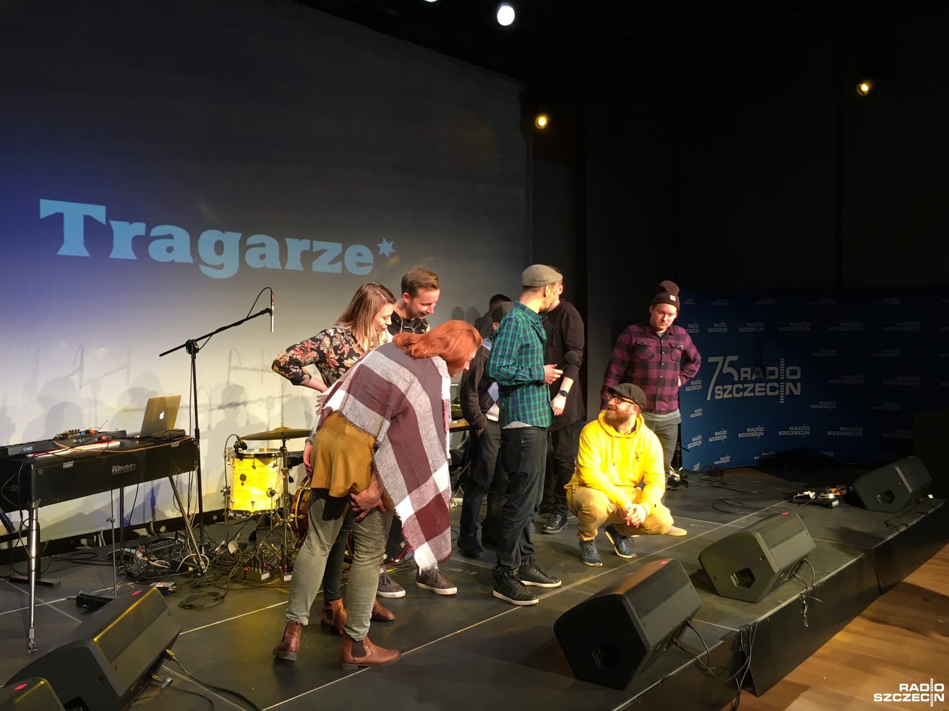 Tragarze, fot. Piotr Rokicki Grupa Tragarze wystąpiła na scenie Radia Szczecin. [WIDEO, ZDJĘCIA]