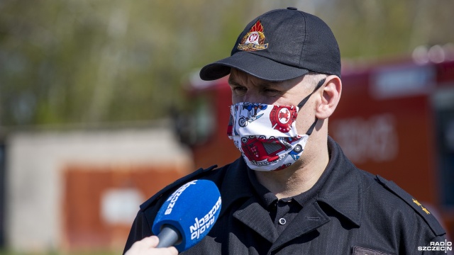Fot. Mateusz Papke [Radio Szczecin] "Można korzystać z lasów, ale bardzo roztropnie". Zagrożenie pożarem [WIDEO, ZDJĘCIA]