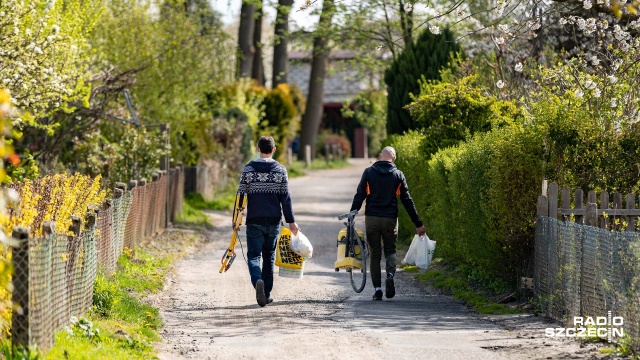 Fot. Robert Stachnik [Radio Szczecin] 25.04.2020 Stan epidemiczny. Dzień czterdziesty pierwszy - wiosna na działkach [WIDEO, DUŻO ZDJĘĆ]