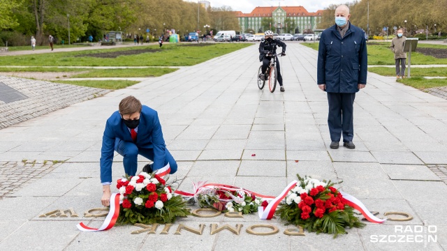 Fot. Robert Stachnik [Radio Szczecin] Lewica świętuje w Szczecinie [ZDJĘCIA]