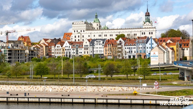 Fot. Robert Stachnik [Radio Szczecin] 1.05.2020 Stan epidemiczny. Dzień czterdziesty siódmy - Szczecin. Zamek Książąt Pomorskich i Stare Miasto [WIDEO, DUŻO ZDJĘĆ]
