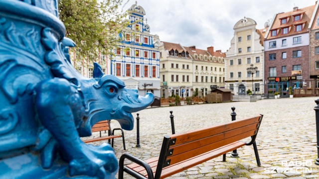 Fot. Robert Stachnik [Radio Szczecin] 1.05.2020 Stan epidemiczny. Dzień czterdziesty siódmy - Szczecin. Zamek Książąt Pomorskich i Stare Miasto [WIDEO, DUŻO ZDJĘĆ]
