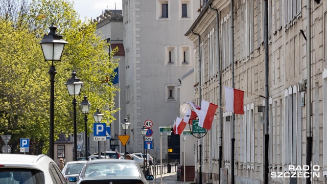 Fot. Robert Stachnik [Radio Szczecin] 02.05.2020 Stan epidemiczny. Dzień czterdziesty dziewiąty - Dzień Flagi Rzeczypospolitej Polskiej [WIDEO, DUŻO ZDJĘĆ]