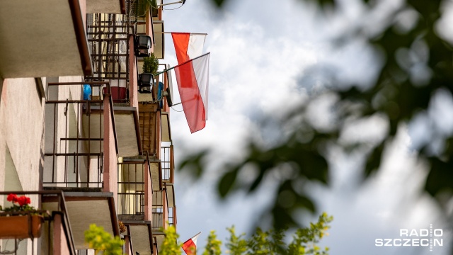 Fot. Robert Stachnik [Radio Szczecin] 02.05.2020 Stan epidemiczny. Dzień czterdziesty dziewiąty - Dzień Flagi Rzeczypospolitej Polskiej [WIDEO, DUŻO ZDJĘĆ]