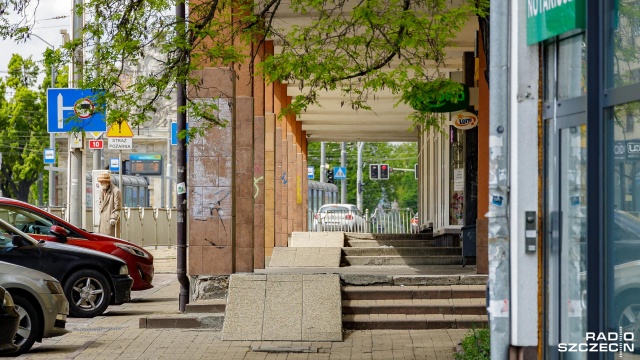 Fot. Robert Stachnik [Radio Szczecin] 3.05.2020 Stan epidemiczny. Dzień pięćdziesiąty - Szczecin. Ulica ks. Kardynała Stefana Wyszyńskiego. [WIDEO, DUŻO ZDJĘĆ]