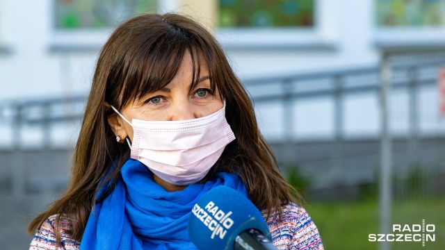 Fot. Robert Stachnik [Radio Szczecin] Ruch przy żłobkach. Reporter Radia Szczecin relacjonuje... [WIDEO, ZDJĘCIA]