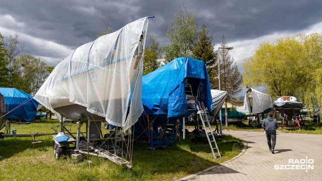Fot. Robert Stachnik [Radio Szczecin] 14.05.2020 Stan epidemiczny. Dzień sześćdziesiąty - Centrum Żeglarskie [WIDEO, DUŻO ZDJĘĆ]