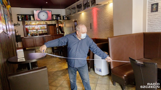 Fot. Robert Stachnik [Radio Szczecin] 18.05.2020 Stan epidemiczny. Dzień sześćdziesiąty czwarty. Otwarta gastronomia [WIDEO, DUŻO ZDJĘĆ]