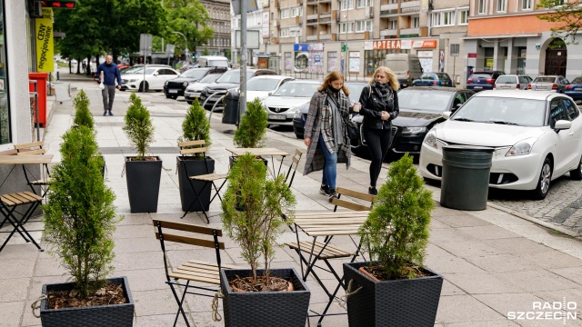 Fot. Robert Stachnik [Radio Szczecin] 18.05.2020 Stan epidemiczny. Dzień sześćdziesiąty czwarty. Otwarta gastronomia [WIDEO, DUŻO ZDJĘĆ]