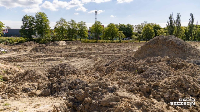 Fot. Robert Stachnik [Radio Szczecin] Nowy stadion dla piłkarek Olimpii na półmetku [WIDEO, DUŻO ZDJĘĆ]