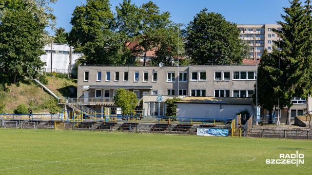Fot. Robert Stachnik [Radio Szczecin] Nowy stadion dla piłkarek Olimpii na półmetku [WIDEO, DUŻO ZDJĘĆ]