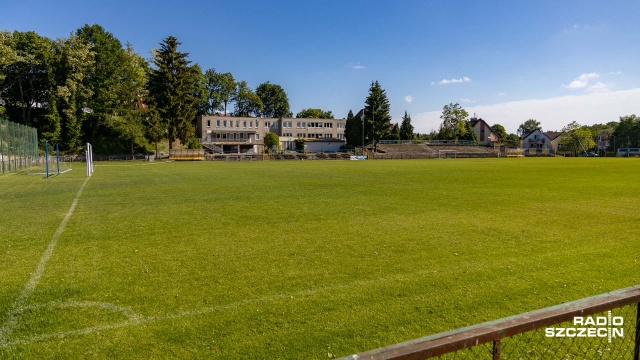 Fot. Robert Stachnik [Radio Szczecin] Nowy stadion dla piłkarek Olimpii na półmetku [WIDEO, DUŻO ZDJĘĆ]