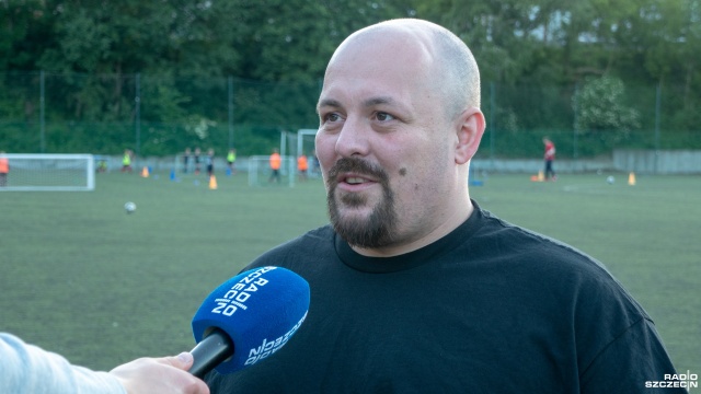 Fot. Maciej Papke [Radio Szczecin] Futbol amerykański wraca po pandemicznej przerwie [WIDEO, ZDJĘCIA]