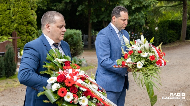 Fot. Robert Stachnik [Radio Szczecin] Obchody dnia Pamięci Ofiar Niemieckich Nazistowskich Obozów Koncentracyjnych w Szczecinie [ZDJĘCIA]