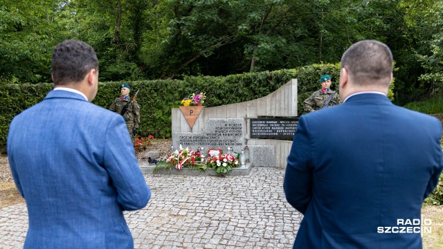 Fot. Robert Stachnik [Radio Szczecin] Obchody dnia Pamięci Ofiar Niemieckich Nazistowskich Obozów Koncentracyjnych w Szczecinie [ZDJĘCIA]