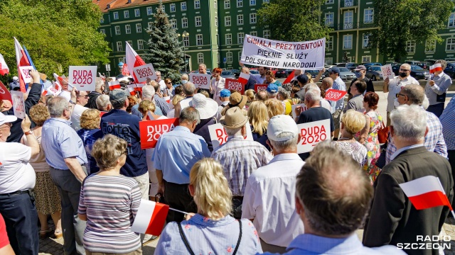 Fot. Robert Stachnik [Radio Szczecin] Elżbieta Rafalska wylicza atuty Andrzeja Dudy: osiągnięcia, wiarygodność, uczciwa postawa [WIDEO, DUŻO ZDJĘĆ]