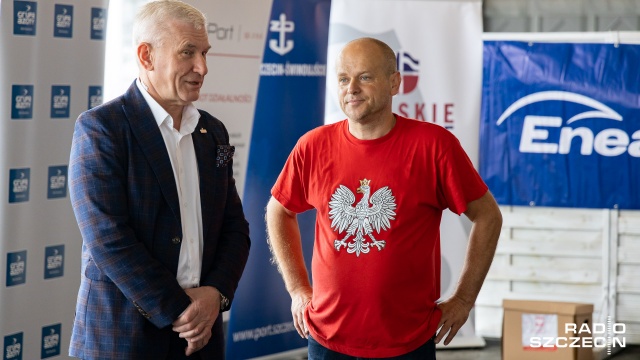 Fot. Robert Stachnik [Radio Szczecin] "Ta pomoc jest niezbędna". Z darami dla rodaków na Kresach [WIDEO, ZDJĘCIA]