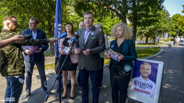 Fot. Wojciech Ochrymiuk [Radio Szczecin] "Robert Biedroń wywołuje emocje. Taki powinien być kandydat" [ZDJĘCIA]