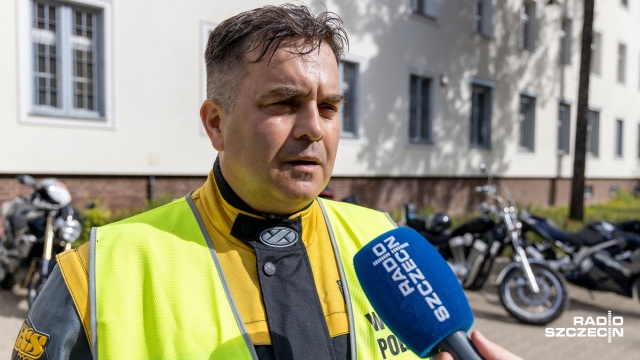 Fot. Robert Stachnik [Radio Szczecin] "Nadal pamiętamy!" Rajd motocyklowy żołnierzy ku pamięci poległych kolegów [WIDEO, ZDJĘCIA]
