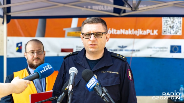 Fot. Robert Stachnik [Radio Szczecin] PKP apeluje: na przejazdach kolejowych "posłuchajcie głosu rozsądku" [ZDJĘCIA]