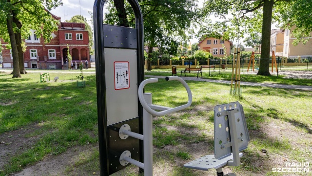 Otwarte strefy aktywności powstają dzięki dofinansowaniu Ministerstwa Sportu. Fot. Robert Stachnik [Radio Szczecin] Nowe strefy aktywności w Chojnie [ZDJĘCIA]
