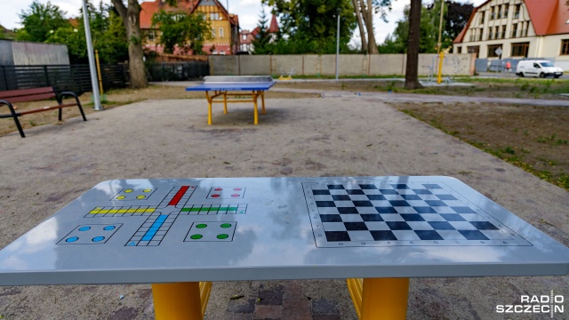 Otwarte strefy aktywności powstają dzięki dofinansowaniu Ministerstwa Sportu. Fot. Robert Stachnik [Radio Szczecin] Nowe strefy aktywności w Chojnie [ZDJĘCIA]