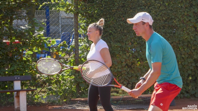 Fot. Maciej Papke [Radio Szczecin] Family Tenis na kortach przy Wojska Polskiego [WIDEO, ZDJĘCIA]