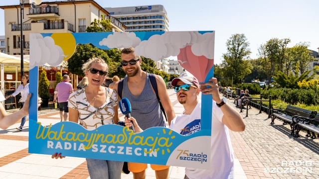 Wakacyjna trasa Radia Szczecin: Świnoujście. Fot. Robert Stachnik [Radio Szczecin] Wakacyjna Stacja Radia Szczecin: Świnoujście [WIDEO, DUŻO ZDJĘĆ]