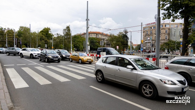 Fot. Robert Stachnik [Radio Szczecin] Od soboty plac Szarych Szeregów znowu przejezdny [ZDJĘCIA]