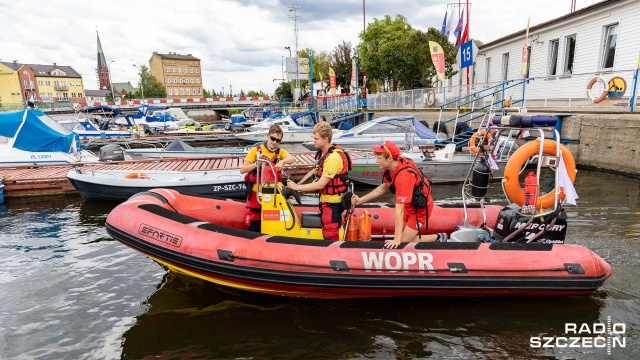 Fot. Robert Stachnik [Radio Szczecin] WOPR szkoli przyszłych młodych ratowników [ZDJĘCIA]