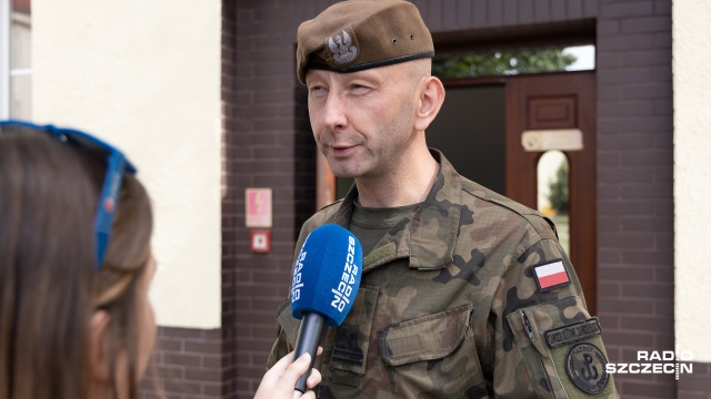 Fot. Robert Stachnik [Radio Szczecin] Żołnierze WOT oddali krew. "To dla nas wręcz obowiązek" [WIDEO, DUŻO ZDJĘĆ]