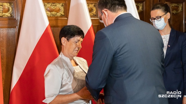 Fot. Robert Stachnik [Radio Szczecin] Leśnicy z regionu nagrodzeni przez Prezydenta RP [ZDJĘCIA]