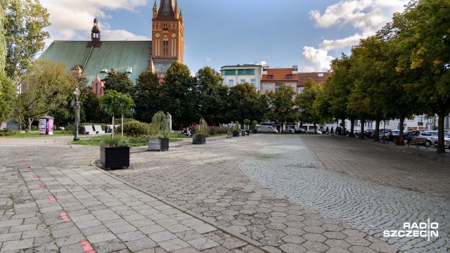 Fot. Robert Stachnik [Radio Szczecin] Ruszają kolejne zmiany na placu Orła Białego [ZDJĘCIA]