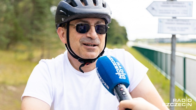 Fot. Robert Stachnik [Radio Szczecin] Rowerem ze Świnoujścia do Międzyzdrojów. "Jest pewien sukces" [ZDJĘCIA]