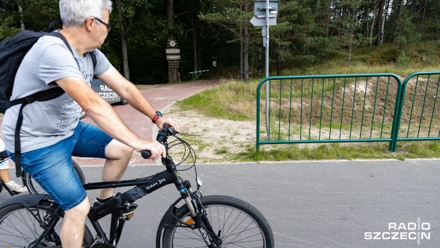 Fot. Robert Stachnik [Radio Szczecin] Rowerem ze Świnoujścia do Międzyzdrojów. "Jest pewien sukces" [ZDJĘCIA]