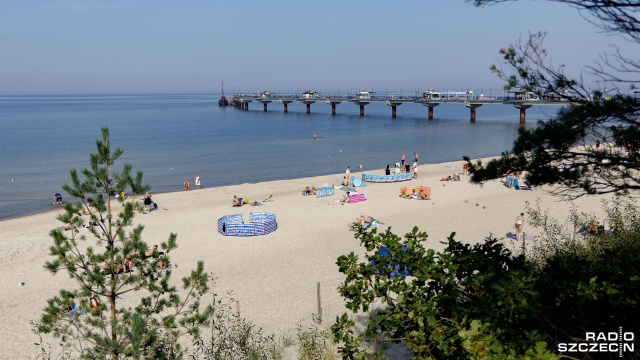 Fot. Robert Stachnik [Radio Szczecin] Międzyzdroje inwestują w nową kładkę [ZDJĘCIA]