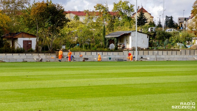 Fot. Robert Stachnik [Radio Szczecin] Nowy stadion powstaje w Szczecinie. Jest prawie gotowy [WIDEO, DUŻO ZDJĘĆ]