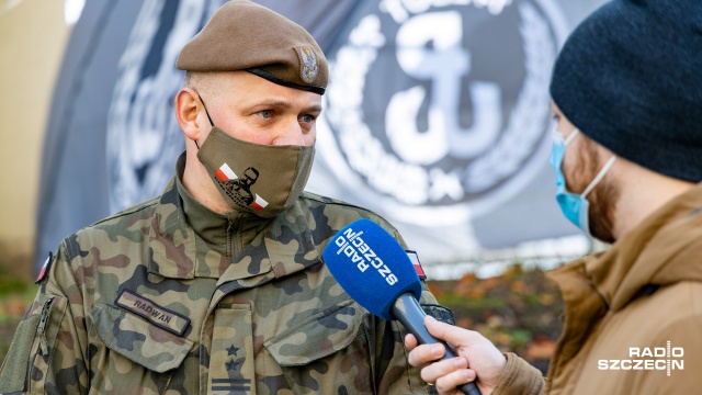 Fot. Robert Stachnik [Radio Szczecin] Żołnierze WOT-u pomogą testować na Covid-19 [WIDEO, ZDJĘCIA]