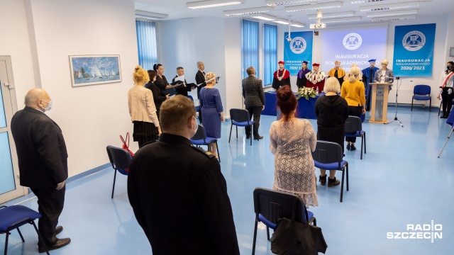 Fot. Robert Stachnik [Radio Szczecin] Inauguracja nowego roku akademickiego inna niż zwykle [ZDJĘCIA]
