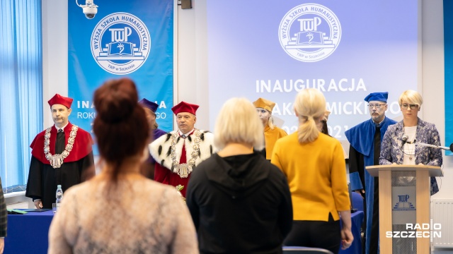 Fot. Robert Stachnik [Radio Szczecin] Inauguracja nowego roku akademickiego inna niż zwykle [ZDJĘCIA]