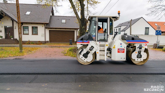 Fot. Robert Stachnik [Radio Szczecin] Od granicy Szczecina do ronda w Dobrej po przebudowanej drodze [WIDEO, ZDJĘCIA]
