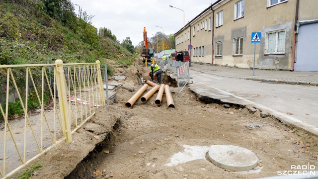 Fot. Robert Stachnik [Radio Szczecin] Stargard: Remont na ulicy Barnima w Stargardzie do końca roku [WIDEO, ZDJĘCIA]