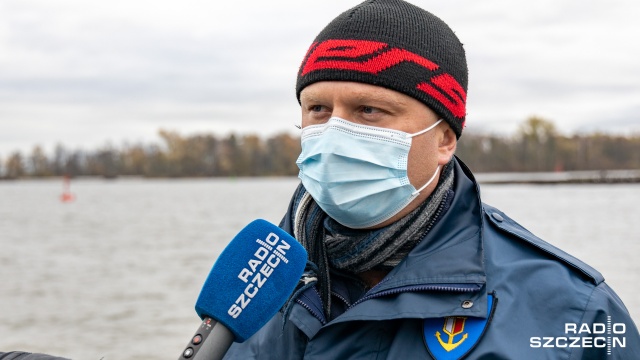 Fot. Robert Stachnik [Radio Szczecin] Powstaje obrotnica na Odrze [WIDEO, ZDJĘCIA]